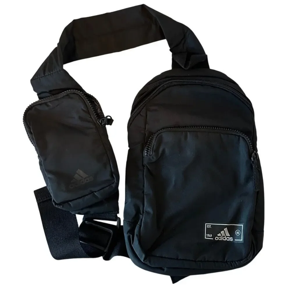 Adidas Crossbody Bag Essentials 2 Sling Adjustable Strap Black